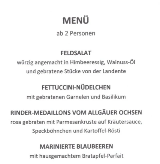 Speisekarte photo 6