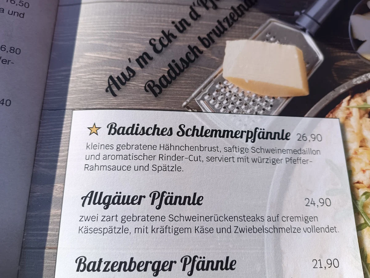 Speisekarte photo 1