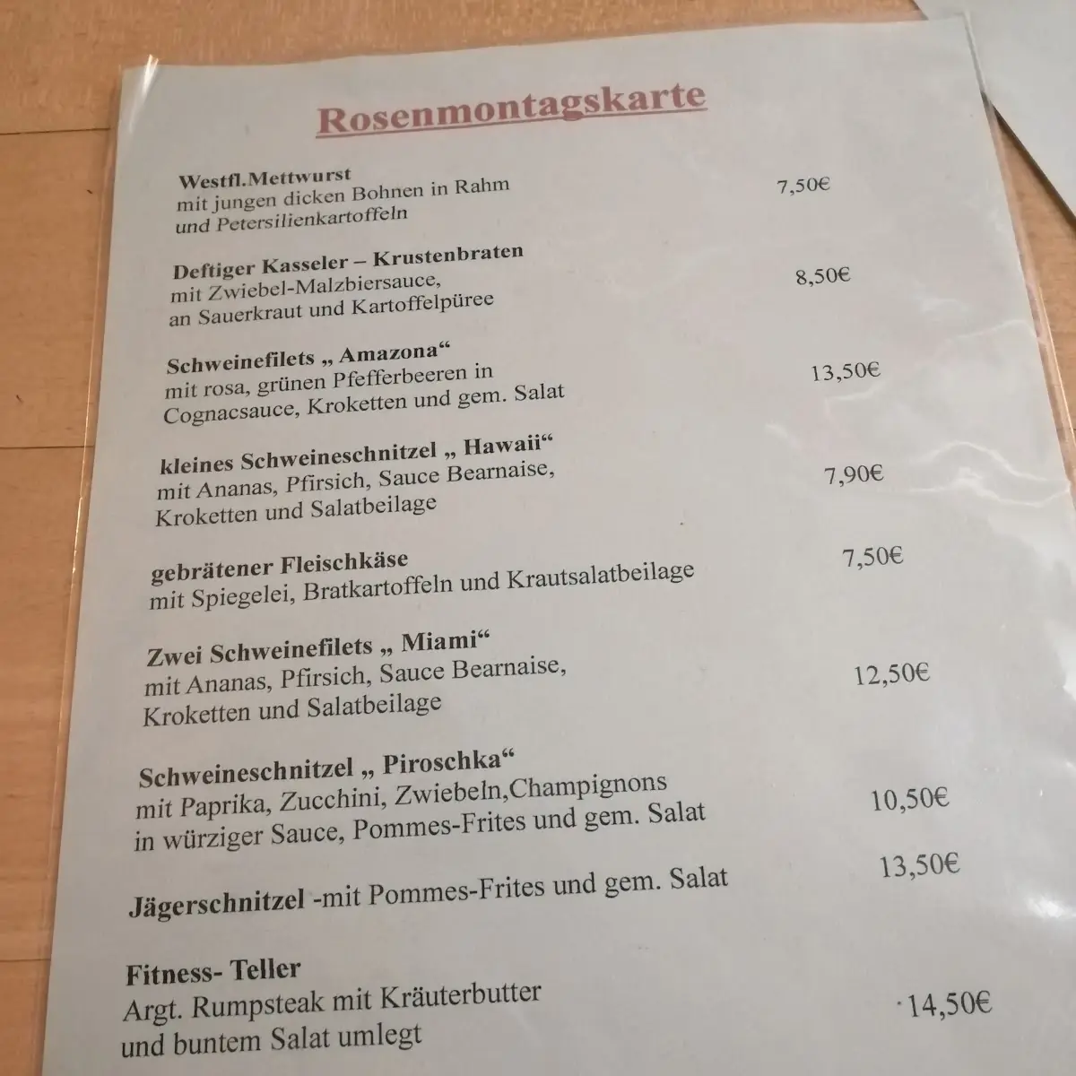 Speisekarte photo 9