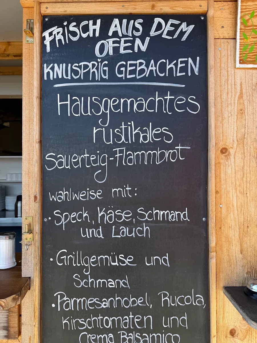 Speisekarte, Simssee Biergarten
