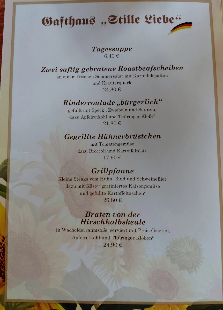 Speisekarte photo 1