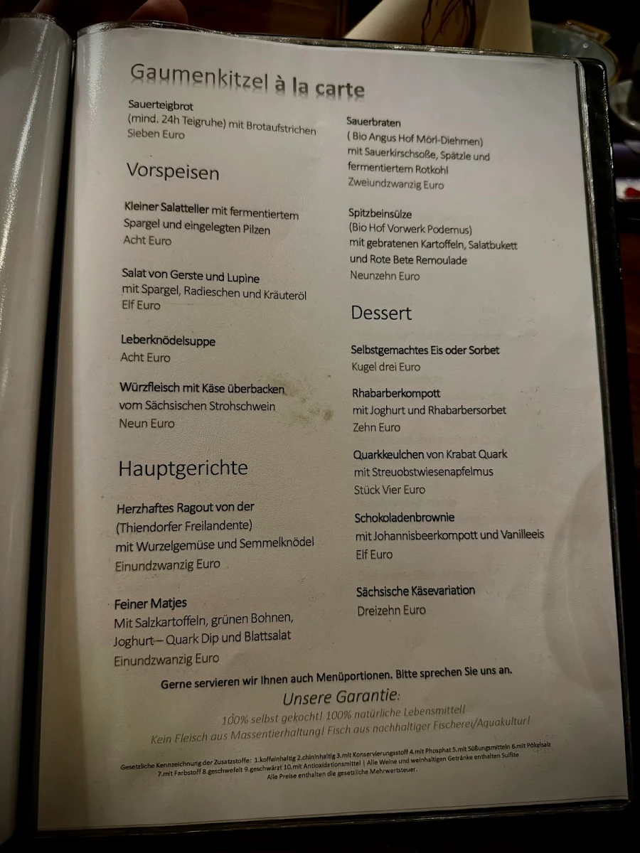 Speisekarte photo 1
