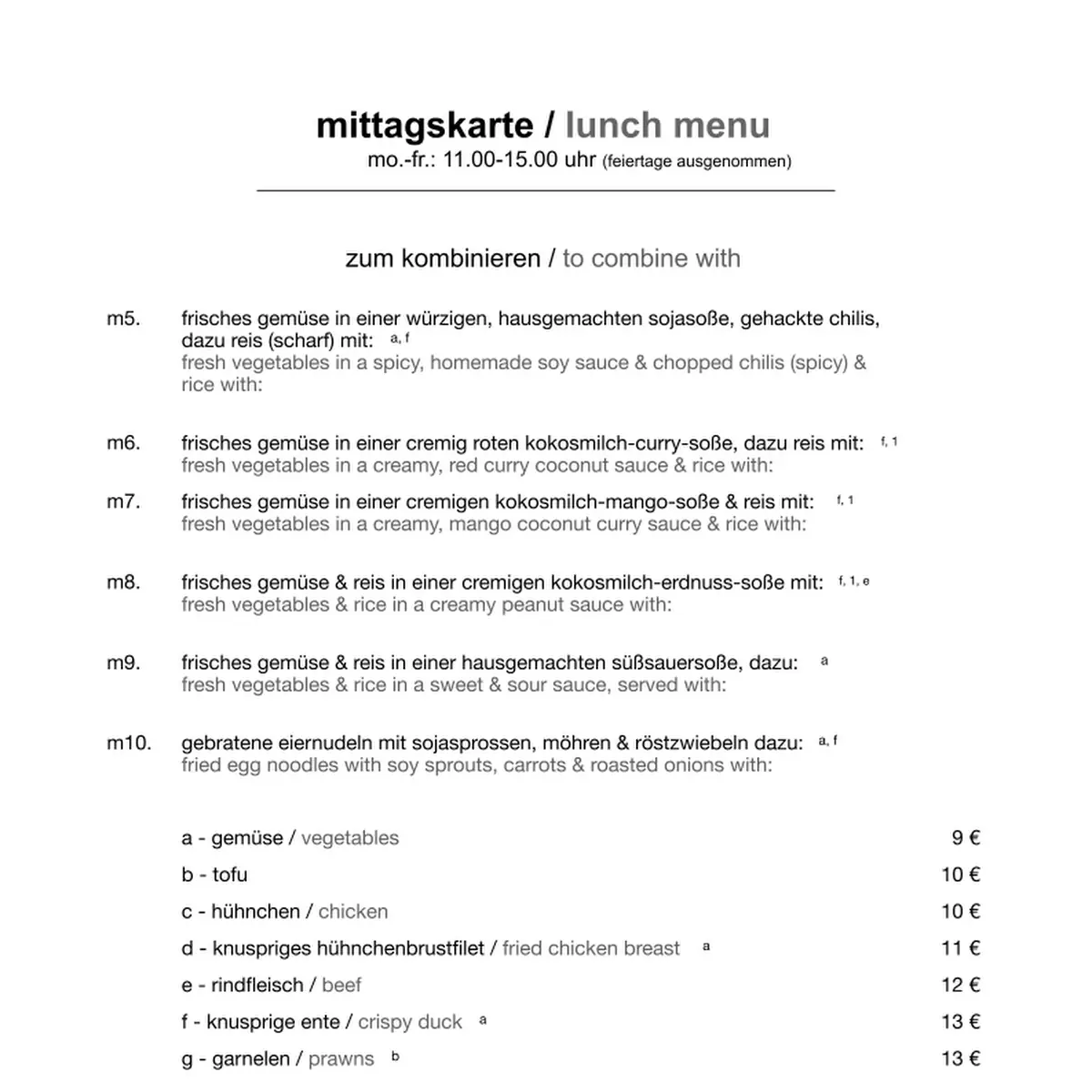 Speisekarte photo 3