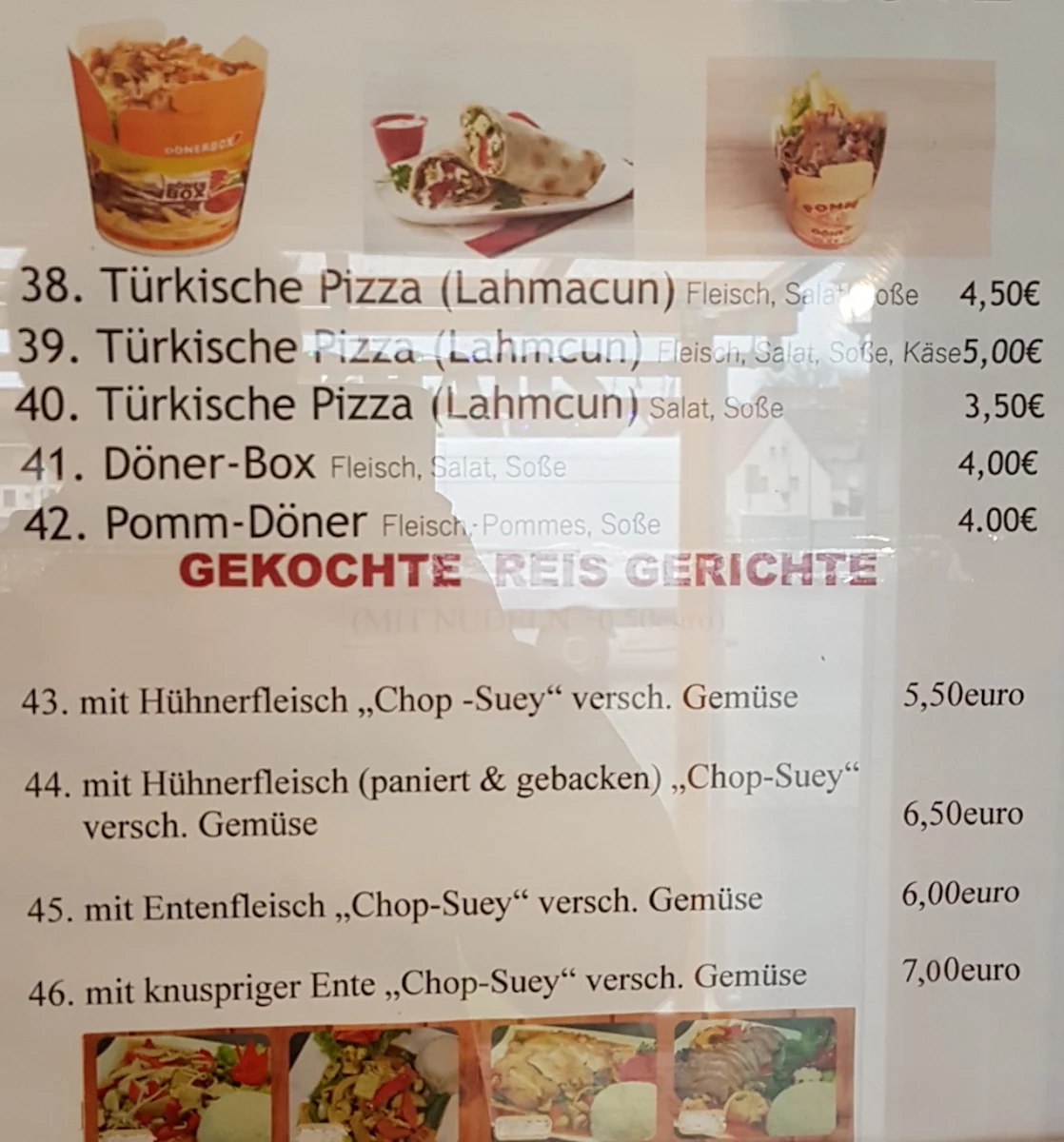 Speisekarte photo 3