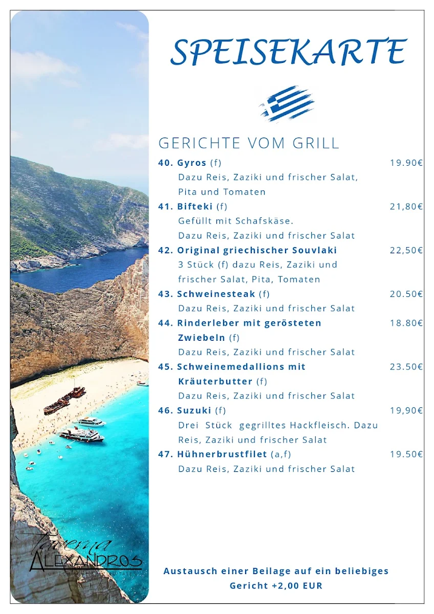 Speisekarte photo 2
