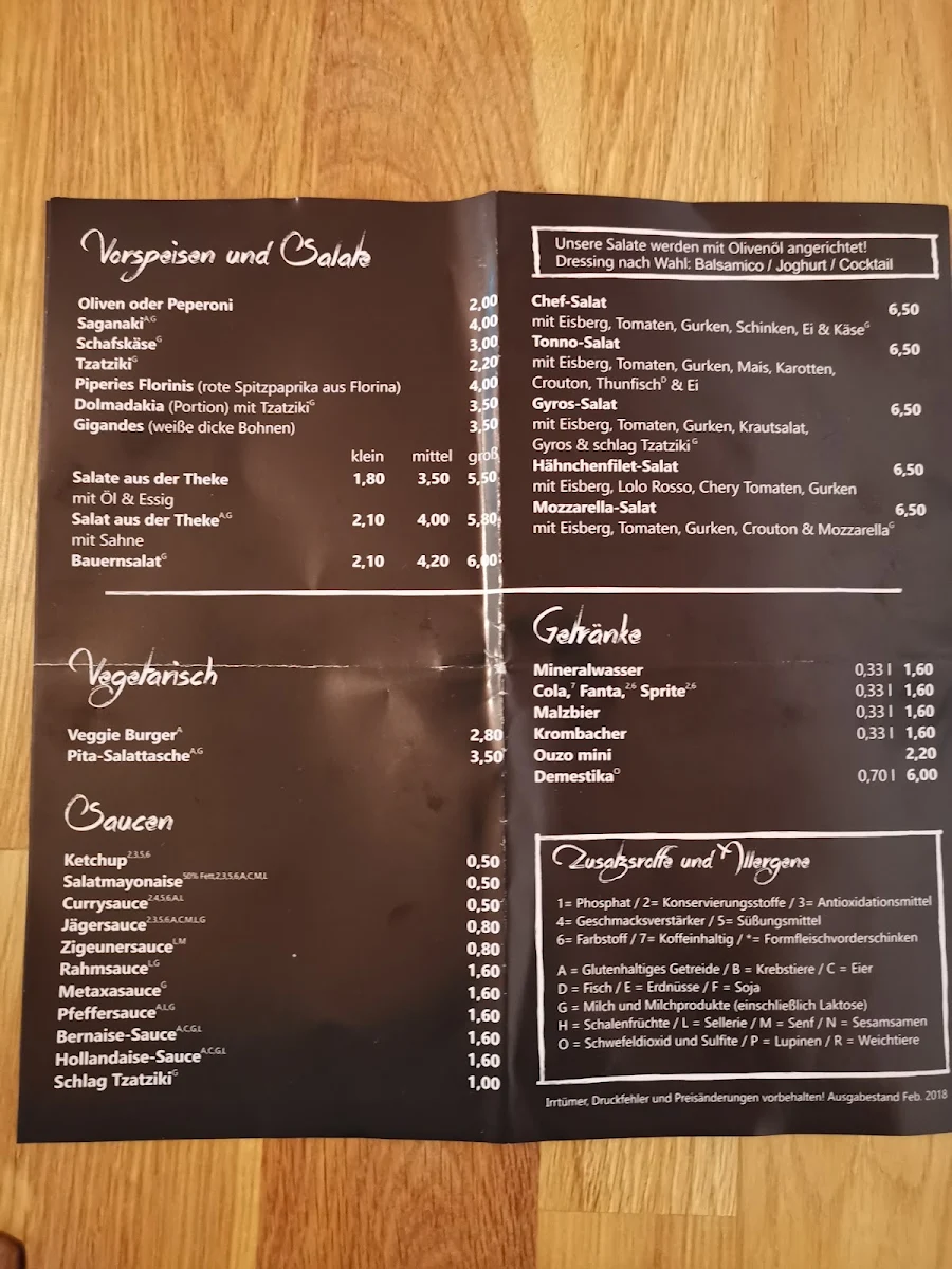 Speisekarte photo 5