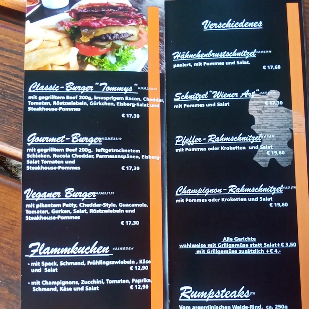 Speisekarte photo 1