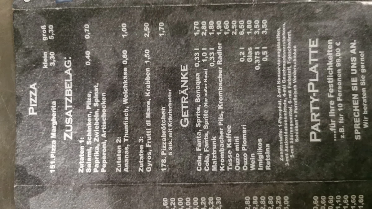 Speisekarte photo 3