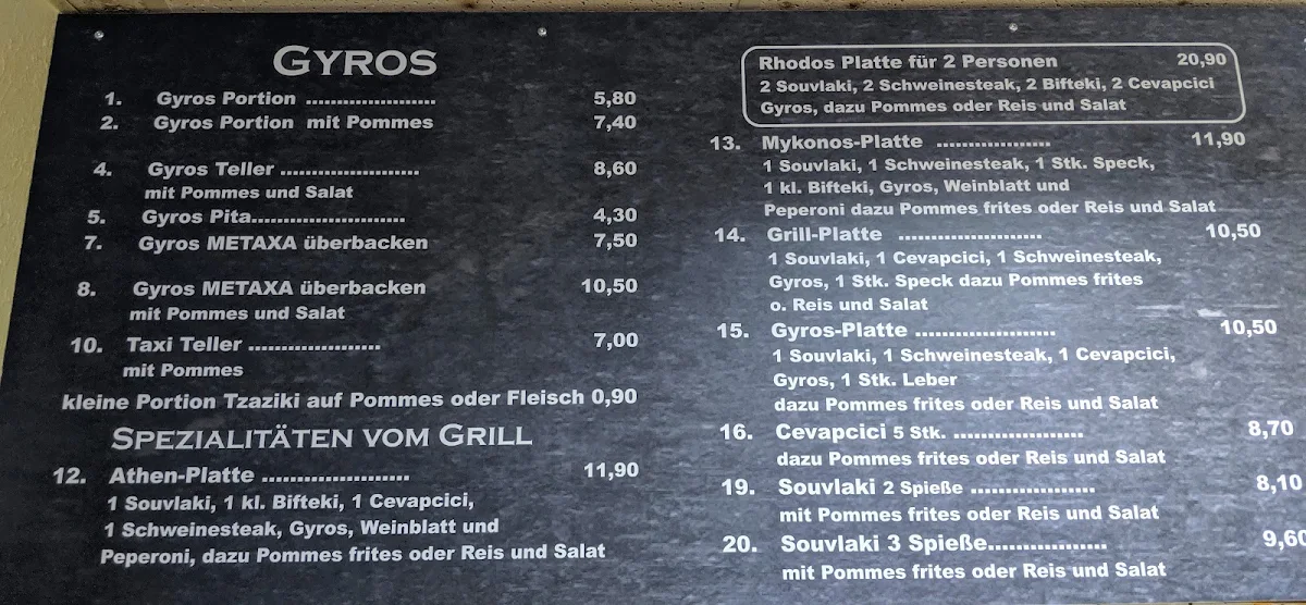 Speisekarte photo 8