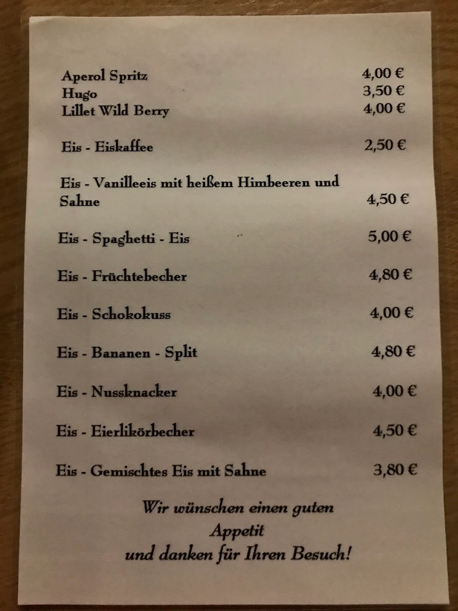 Speisekarte photo 1