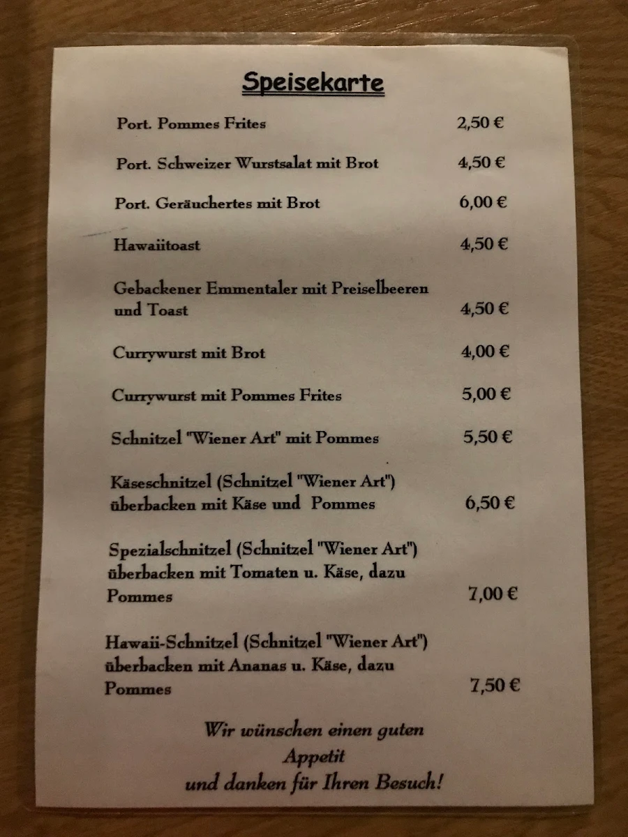 Speisekarte photo 2