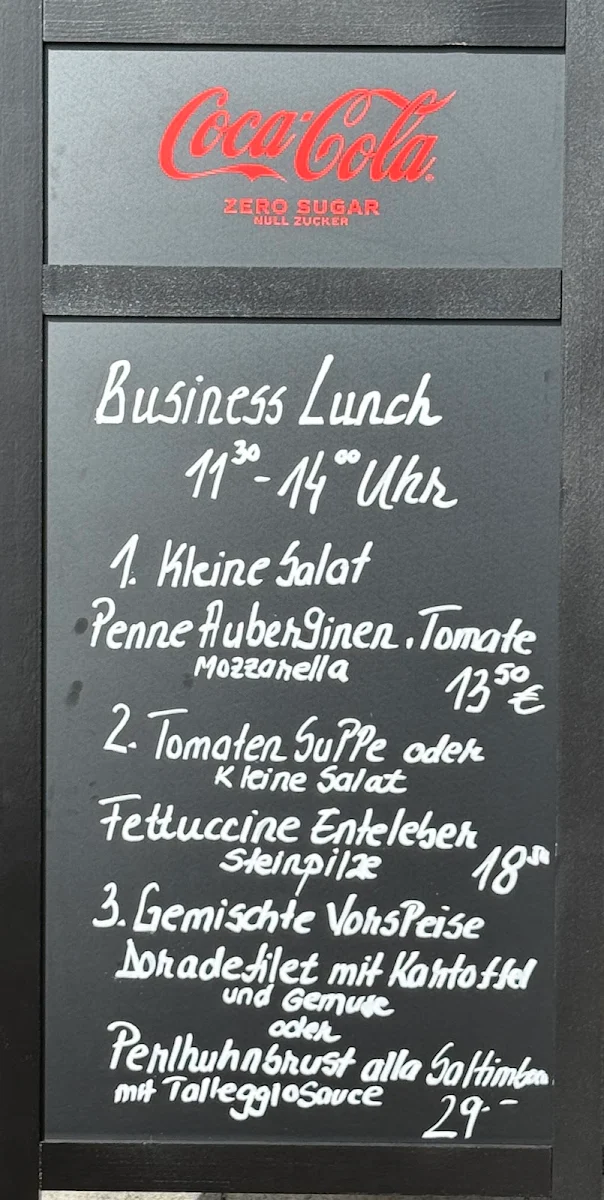 Speisekarte, Perfetto Weinbar & Cucina GmbH
