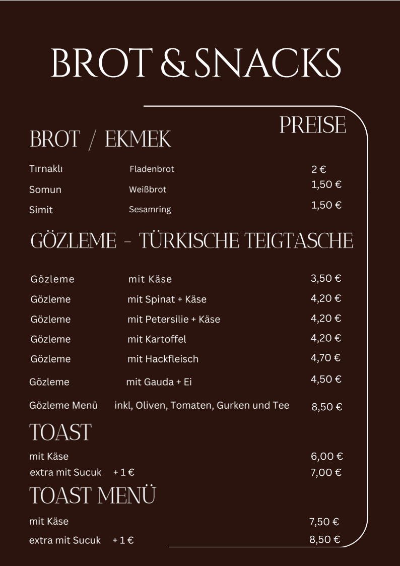 Speisekarte photo 1