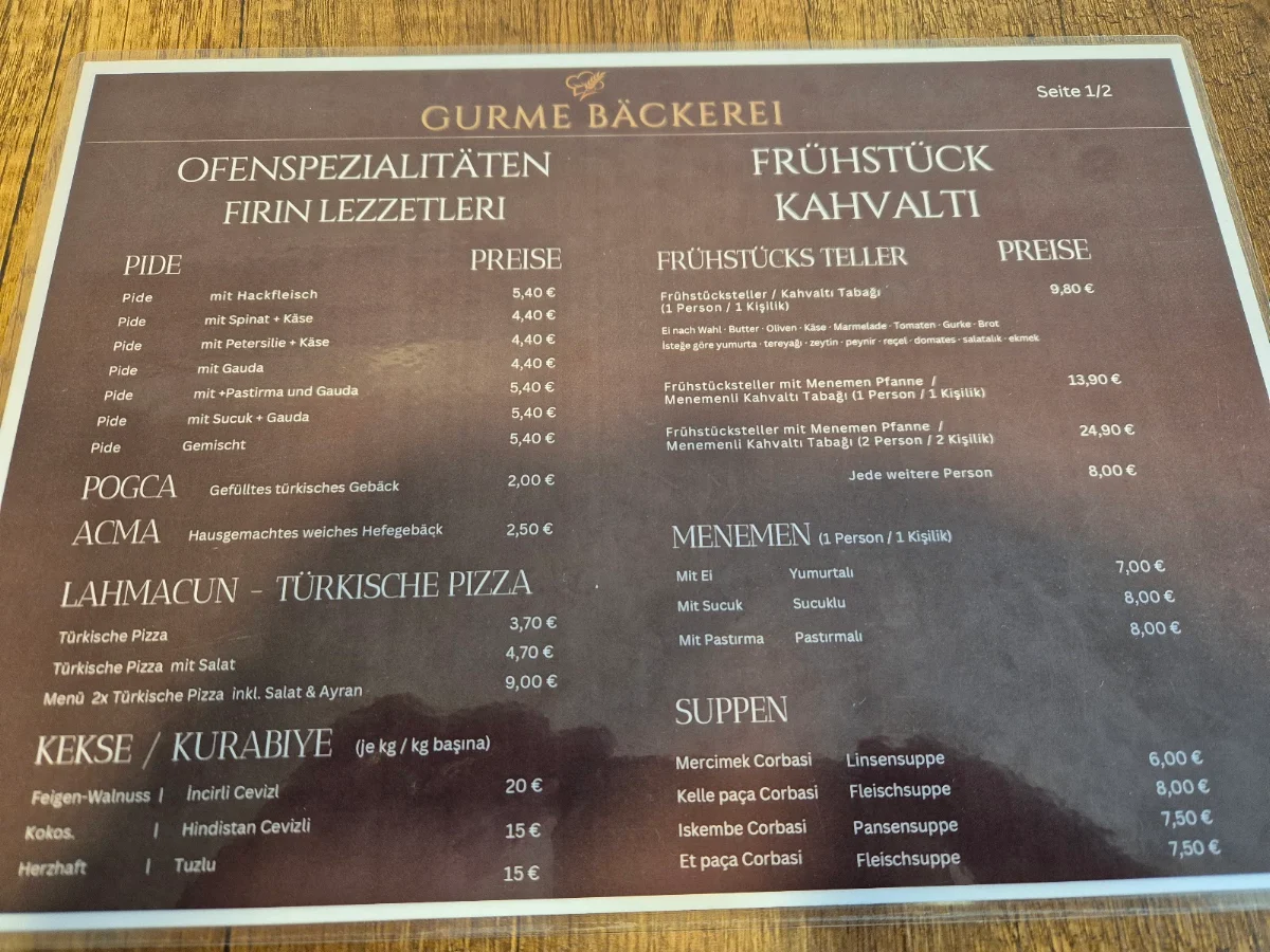 Speisekarte photo 4