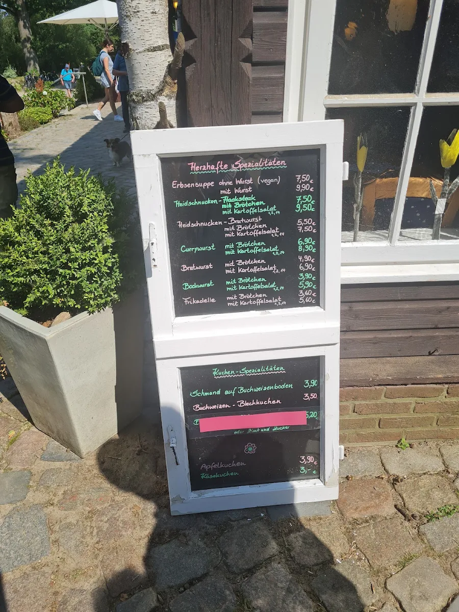 Speisekarte, Milchhalle Wilsede