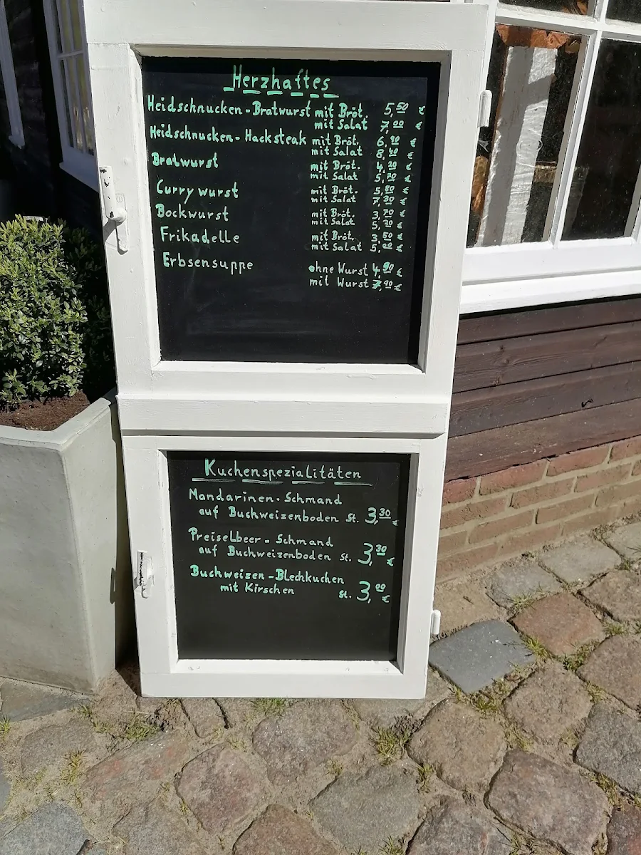 Speisekarte, Milchhalle Wilsede