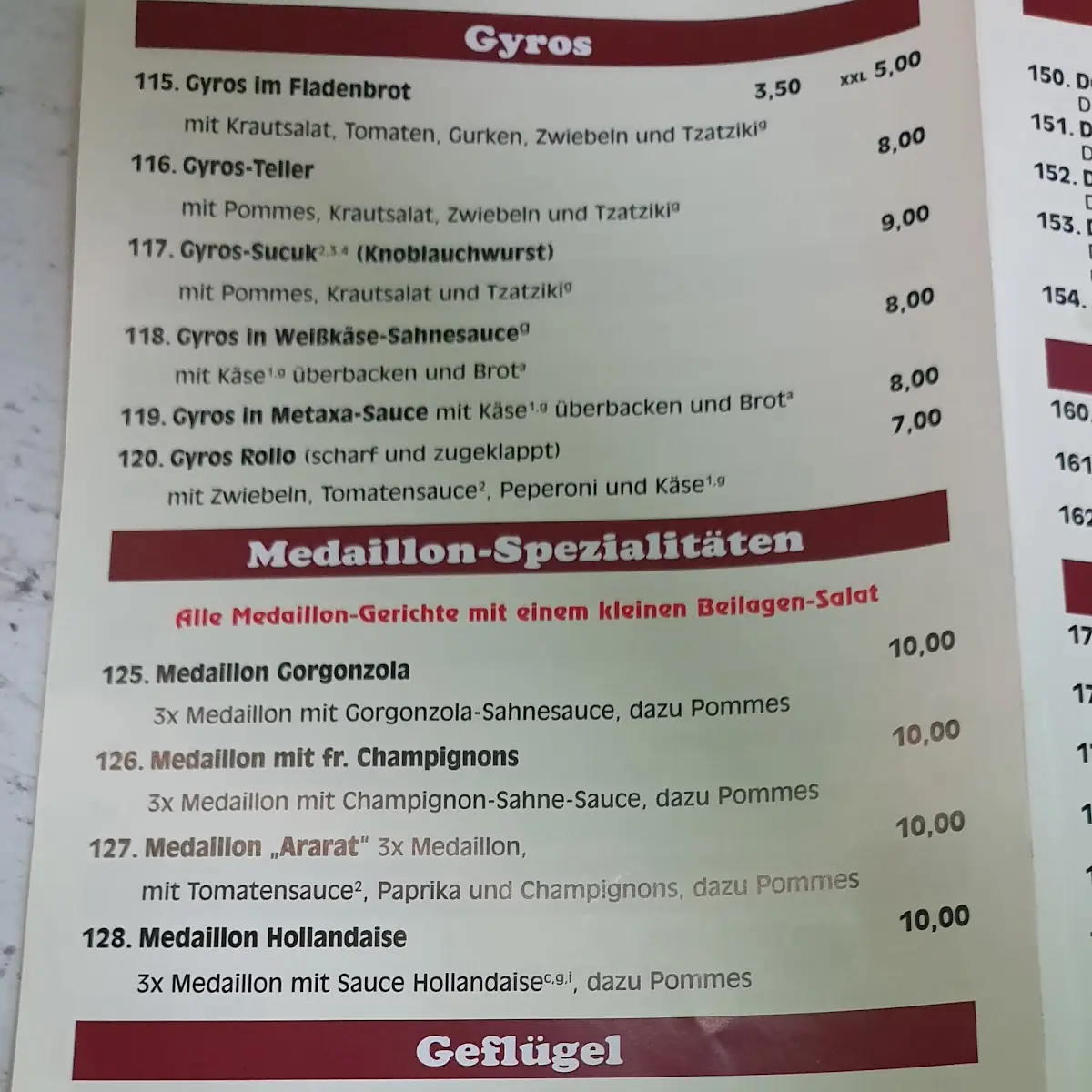 Speisekarte photo 4