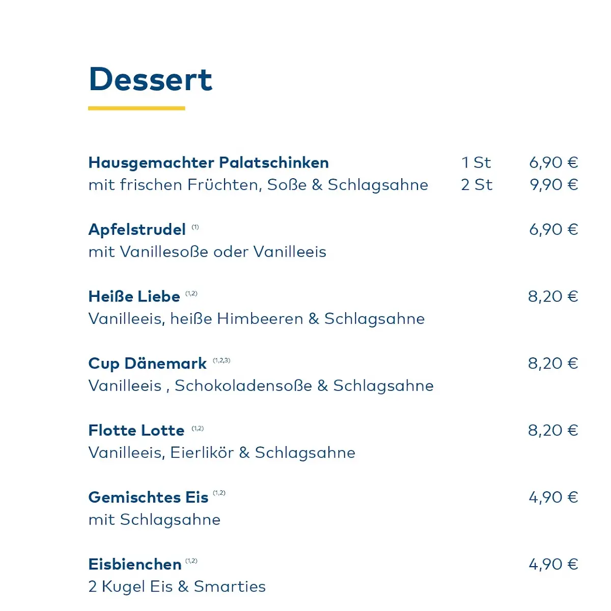 Speisekarte photo 4