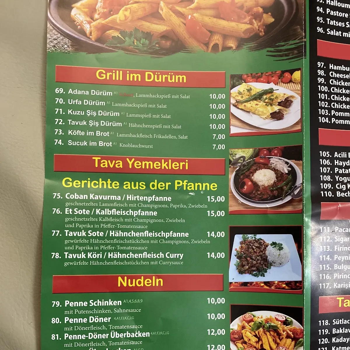 Speisekarte photo 3