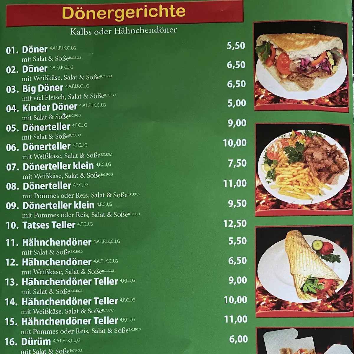 Speisekarte photo 5