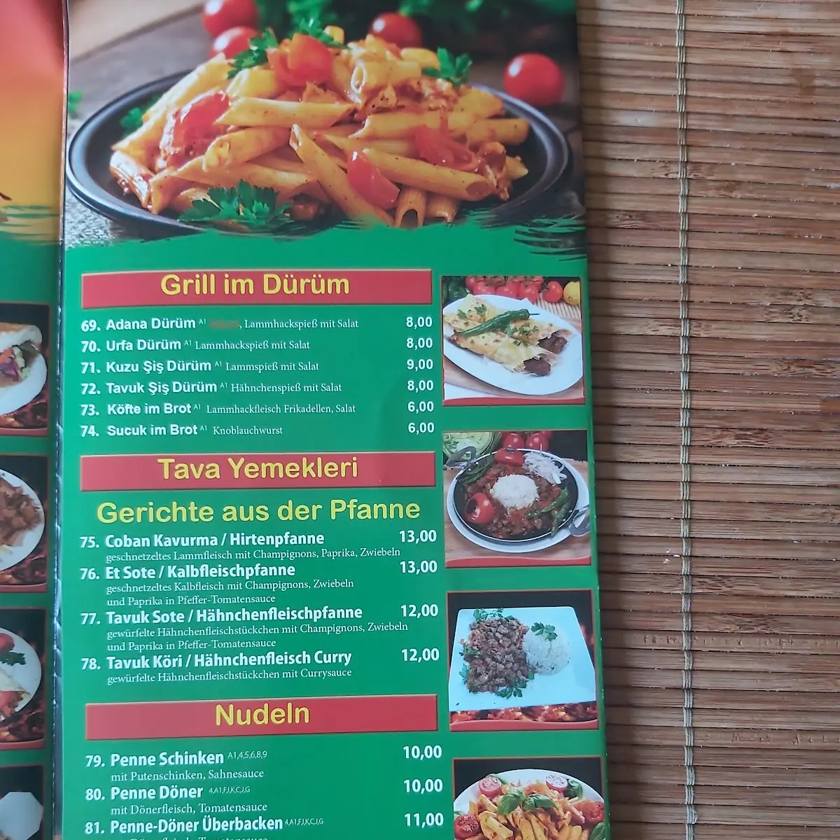Speisekarte photo 8