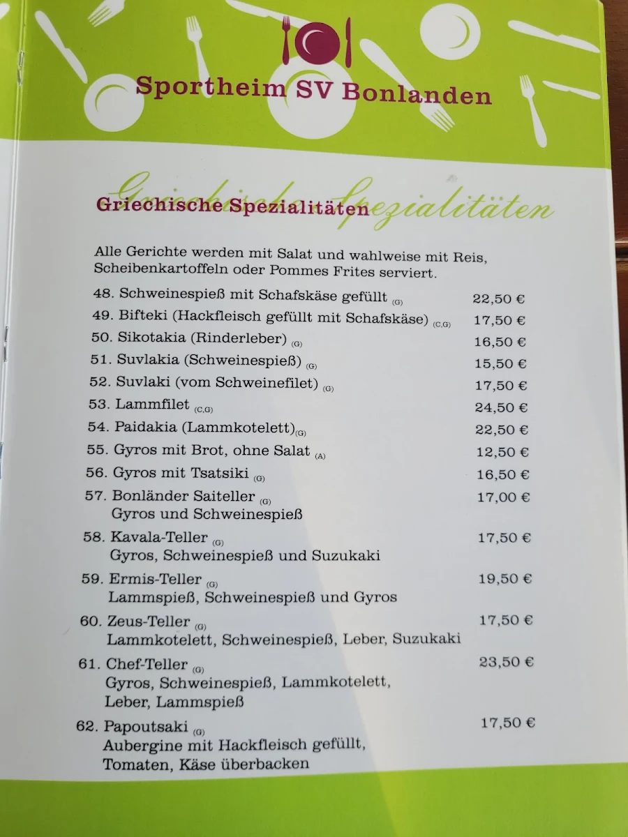 Speisekarte photo 1