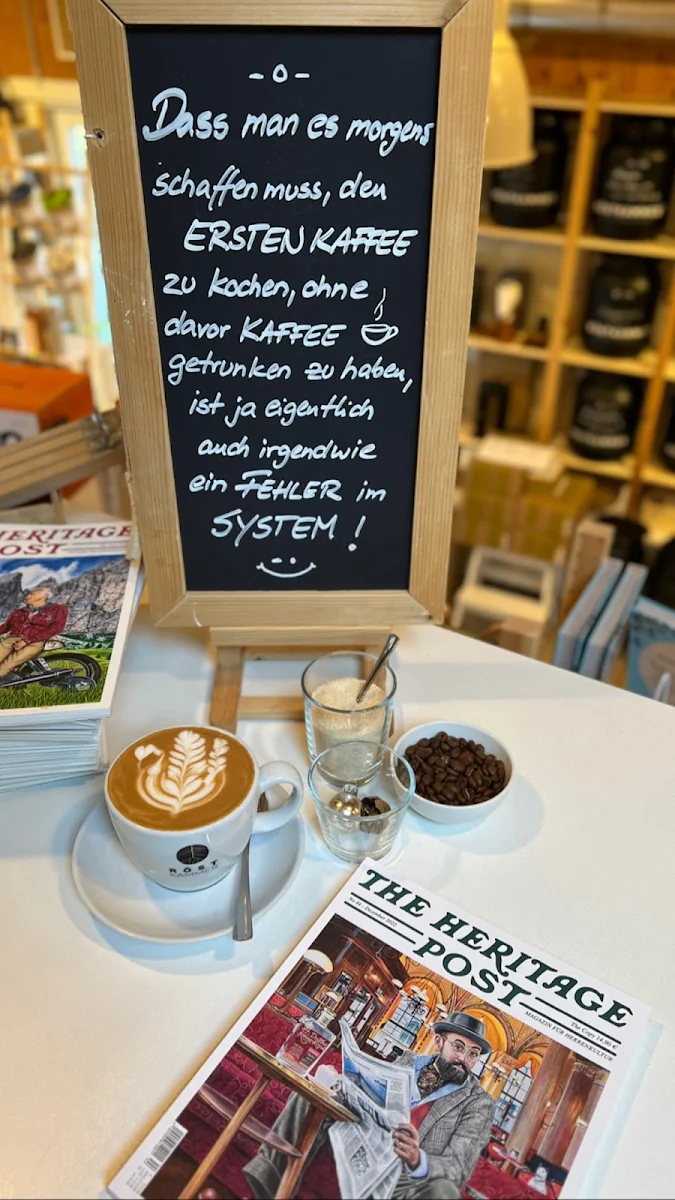Speisekarte, RÖSTKAMMER - Kaffeerösterei Altdorf