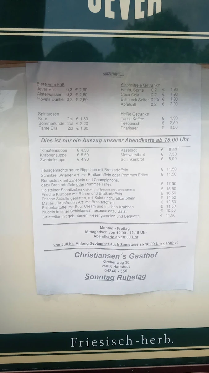 Speisekarte photo 2