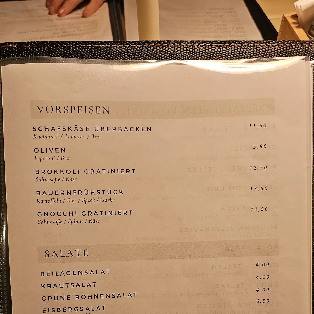 Speisekarte photo 2