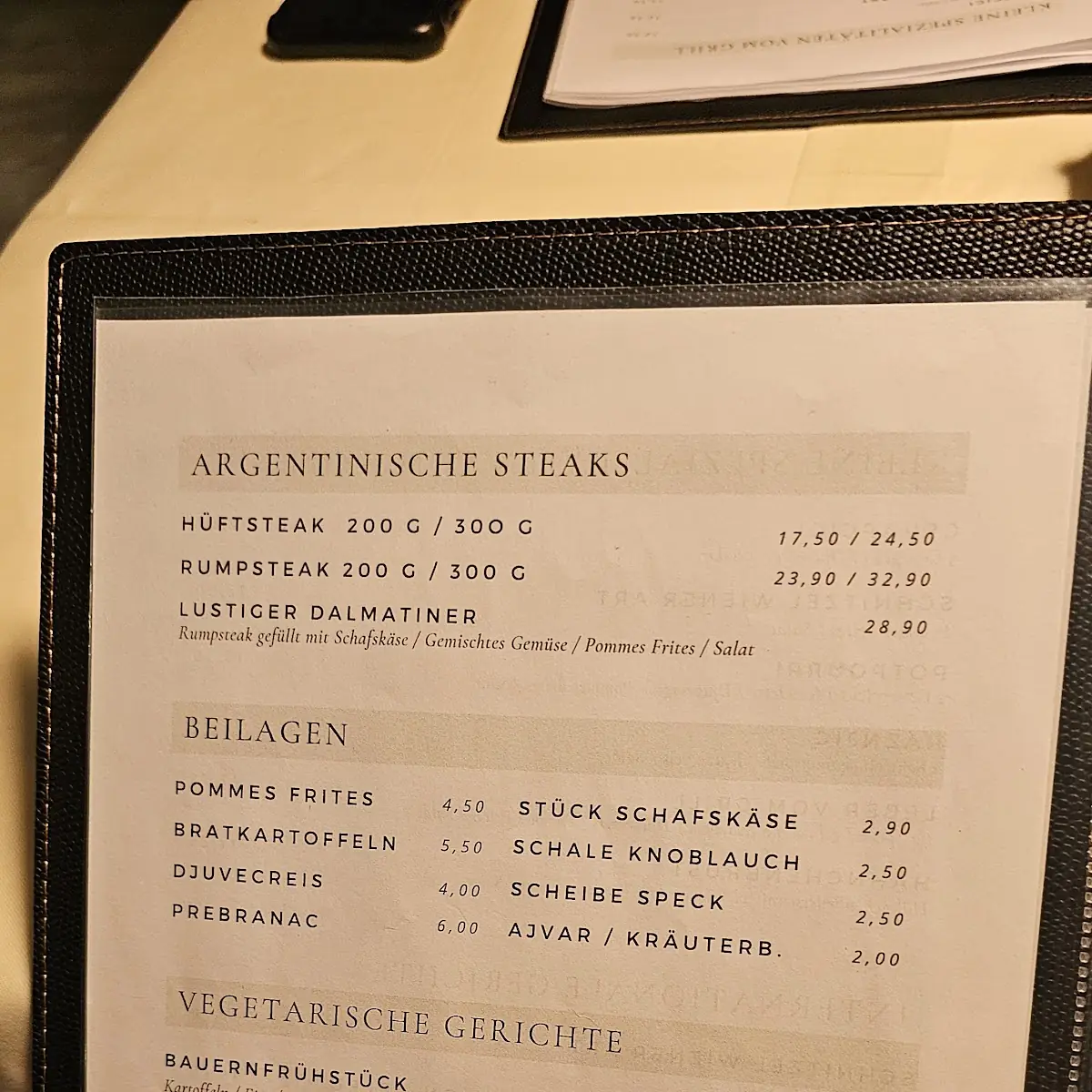 Speisekarte photo 5