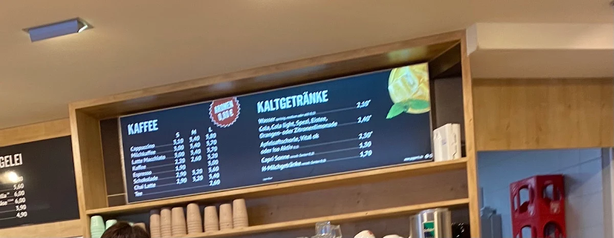 Speisekarte, papperts