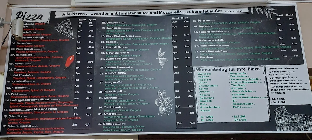 Speisekarte photo 2