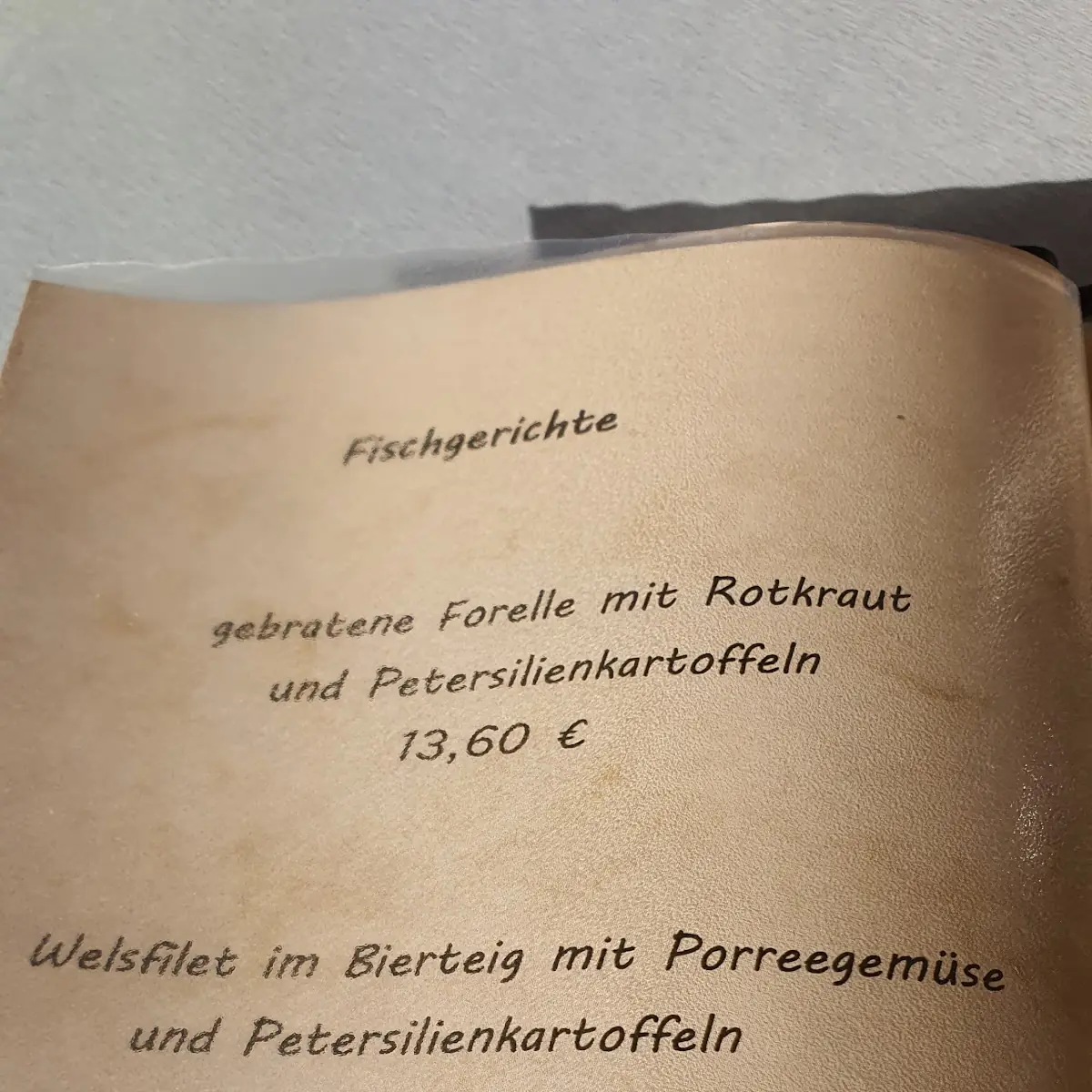 Speisekarte, Altmarkt 6