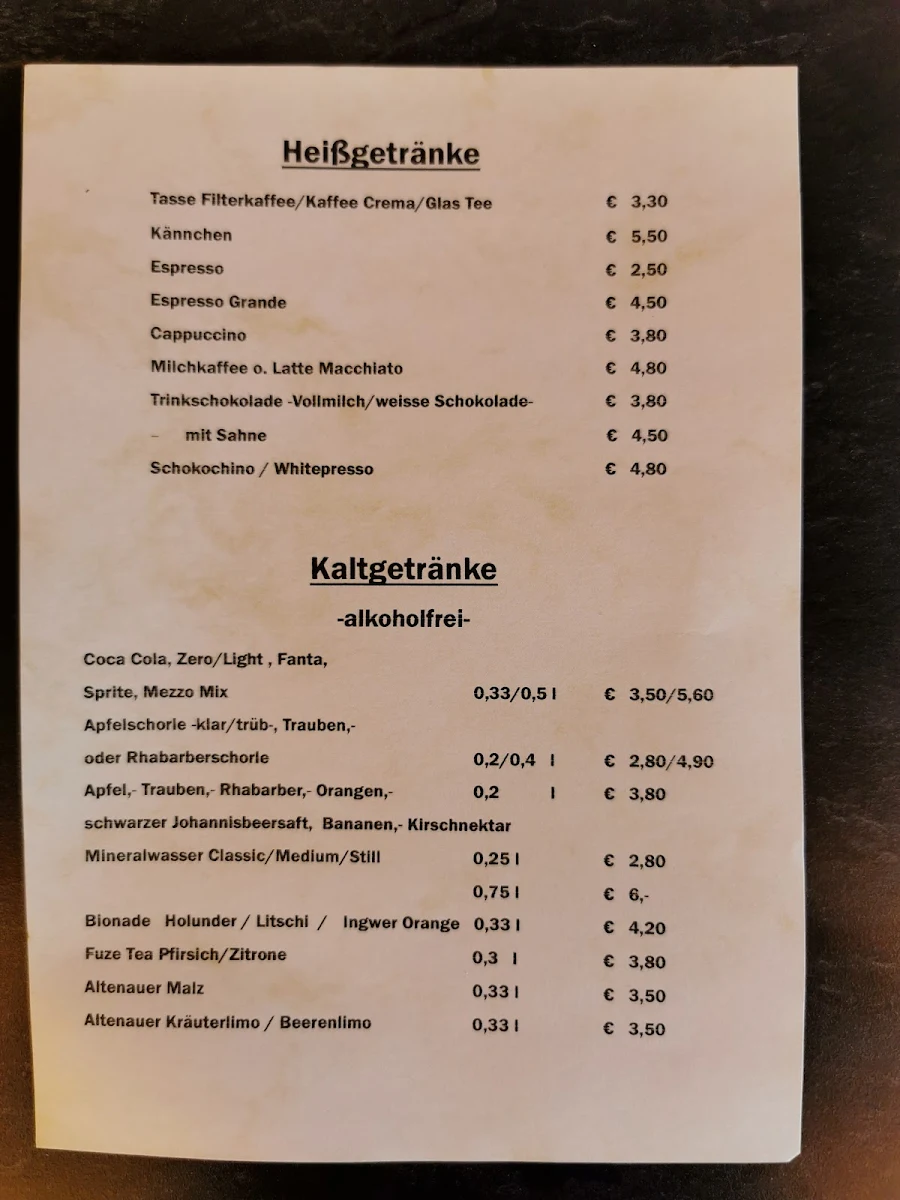 Speisekarte photo 2