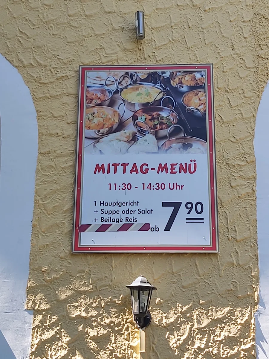 Speisekarte, Indian Palace Ingolstadt