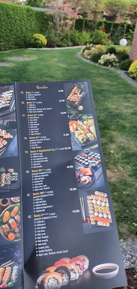 Speisekarte, Tokio Sushi & Wok