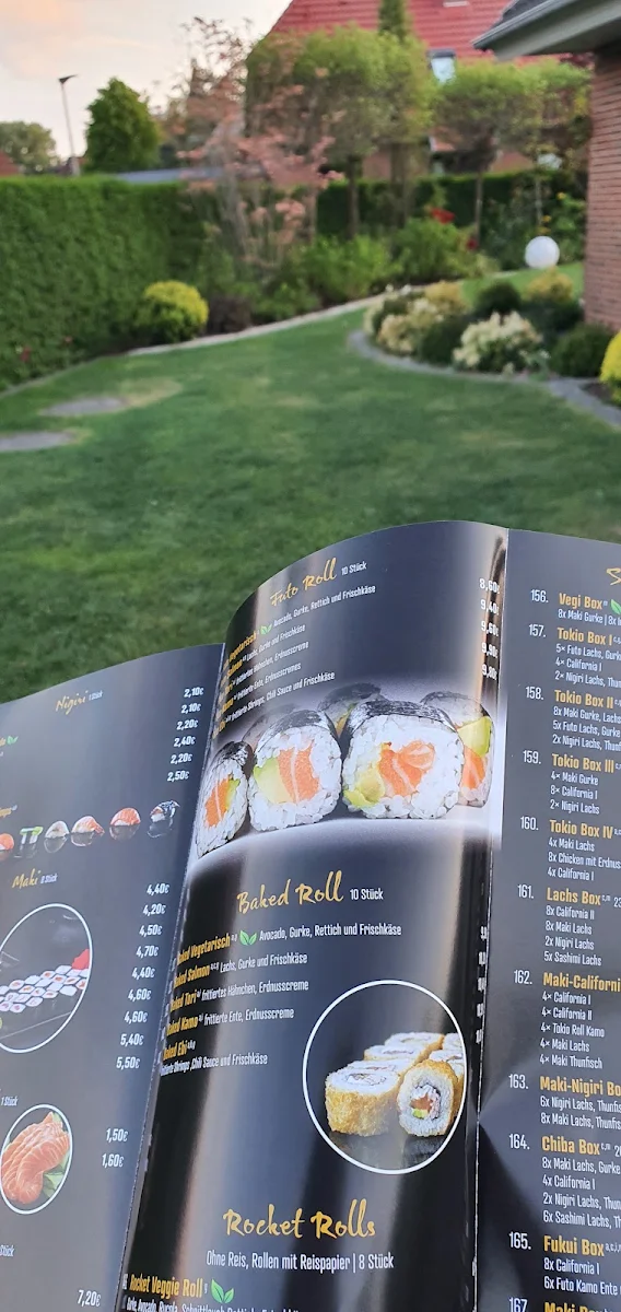 Speisekarte, Tokio Sushi & Wok