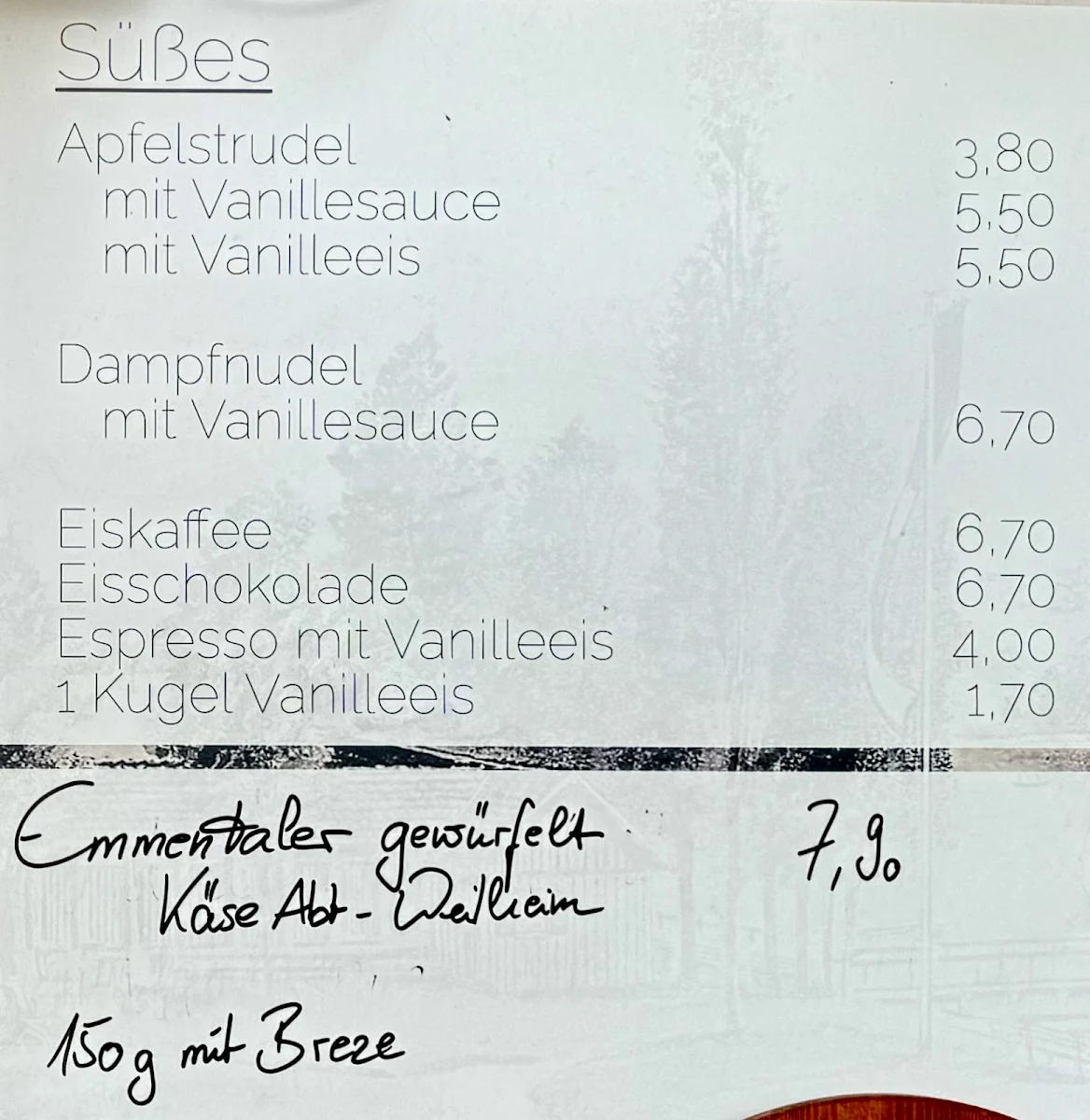 Speisekarte photo 5