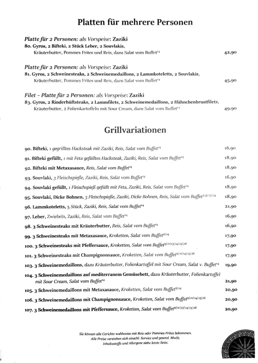 Speisekarte photo 6