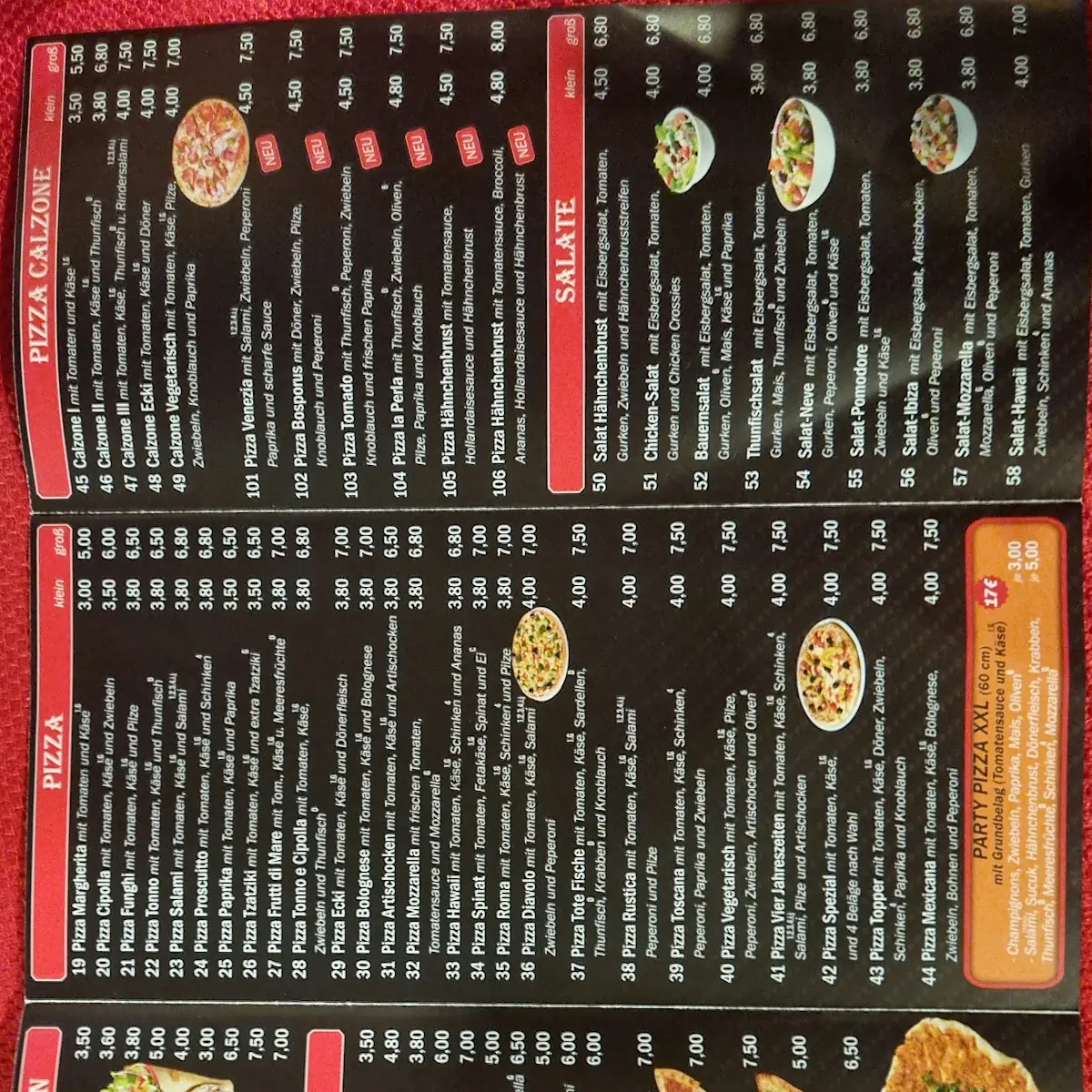 Speisekarte, Eckis Döner Kebap Imbiss