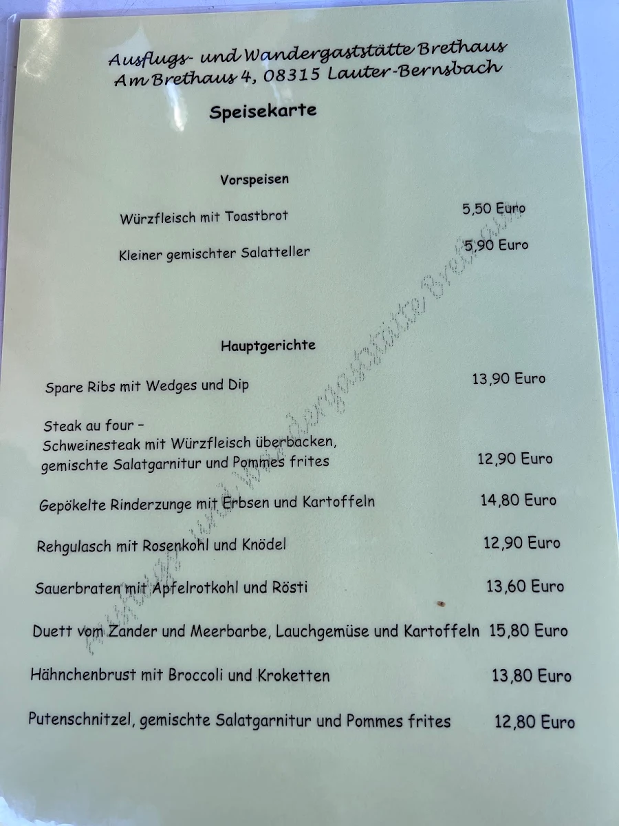 Speisekarte photo 1