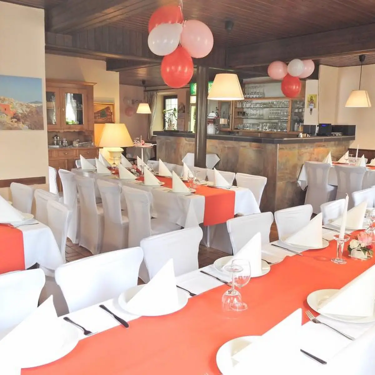 Atmosphäre, Griechisches Restaurant Zum Löwen UND (Abholservice)