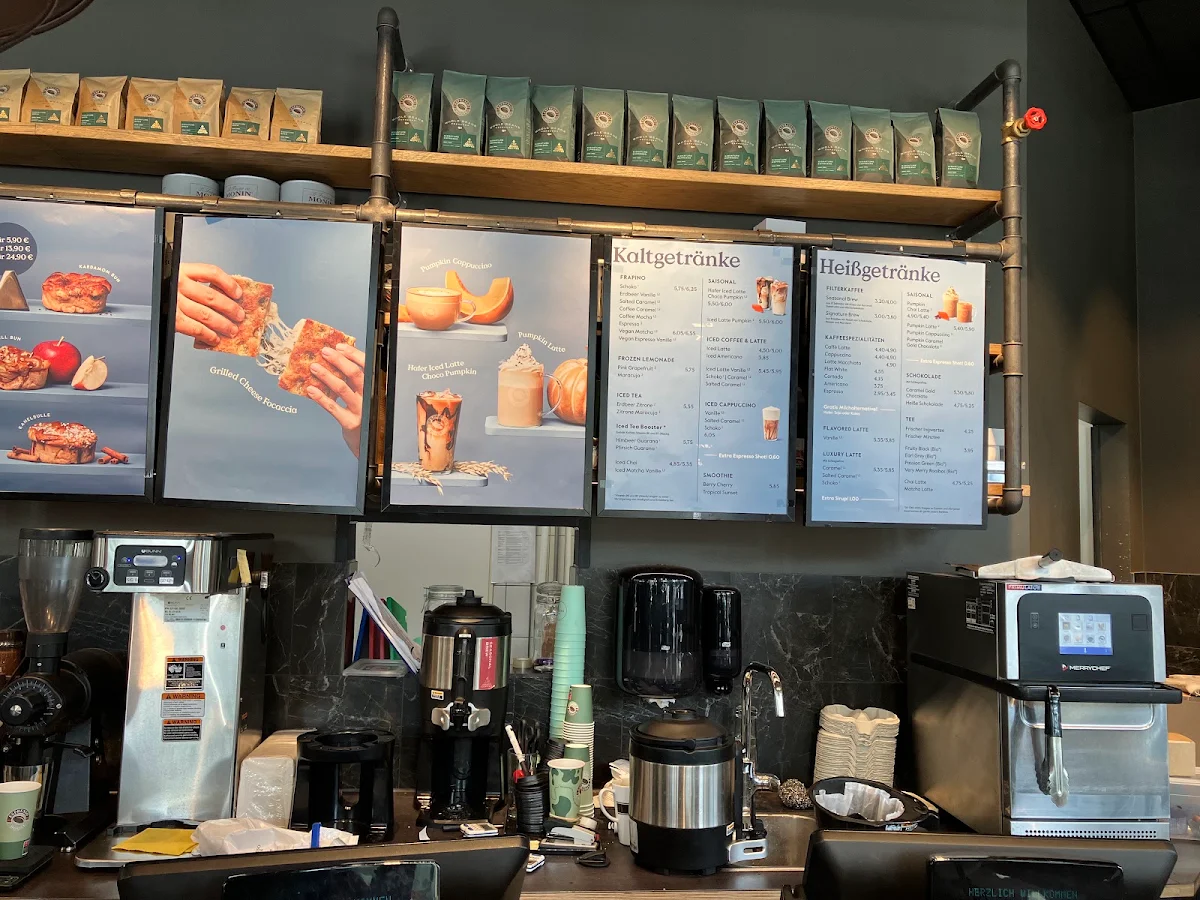 Speisekarte, Espresso House