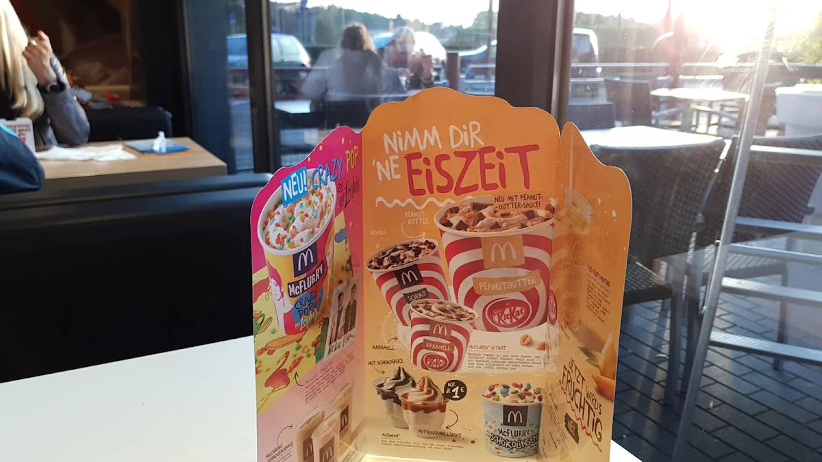 Speisekarte, McDonald's