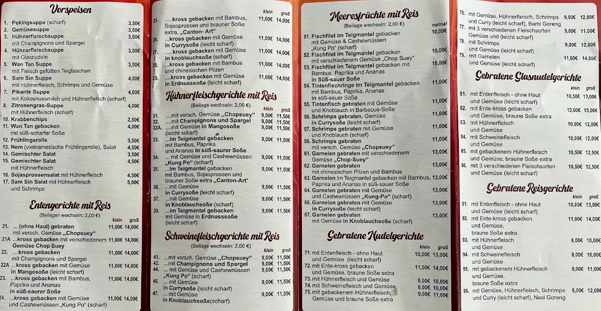 Speisekarte photo 4
