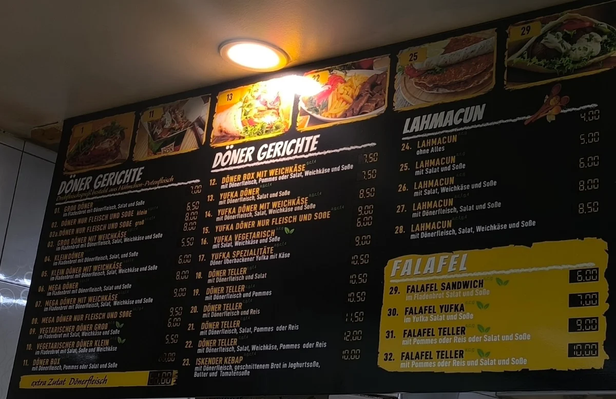 Speisekarte, Gül Döner Pizza Haus 1 Lambrecht(Pfalz)