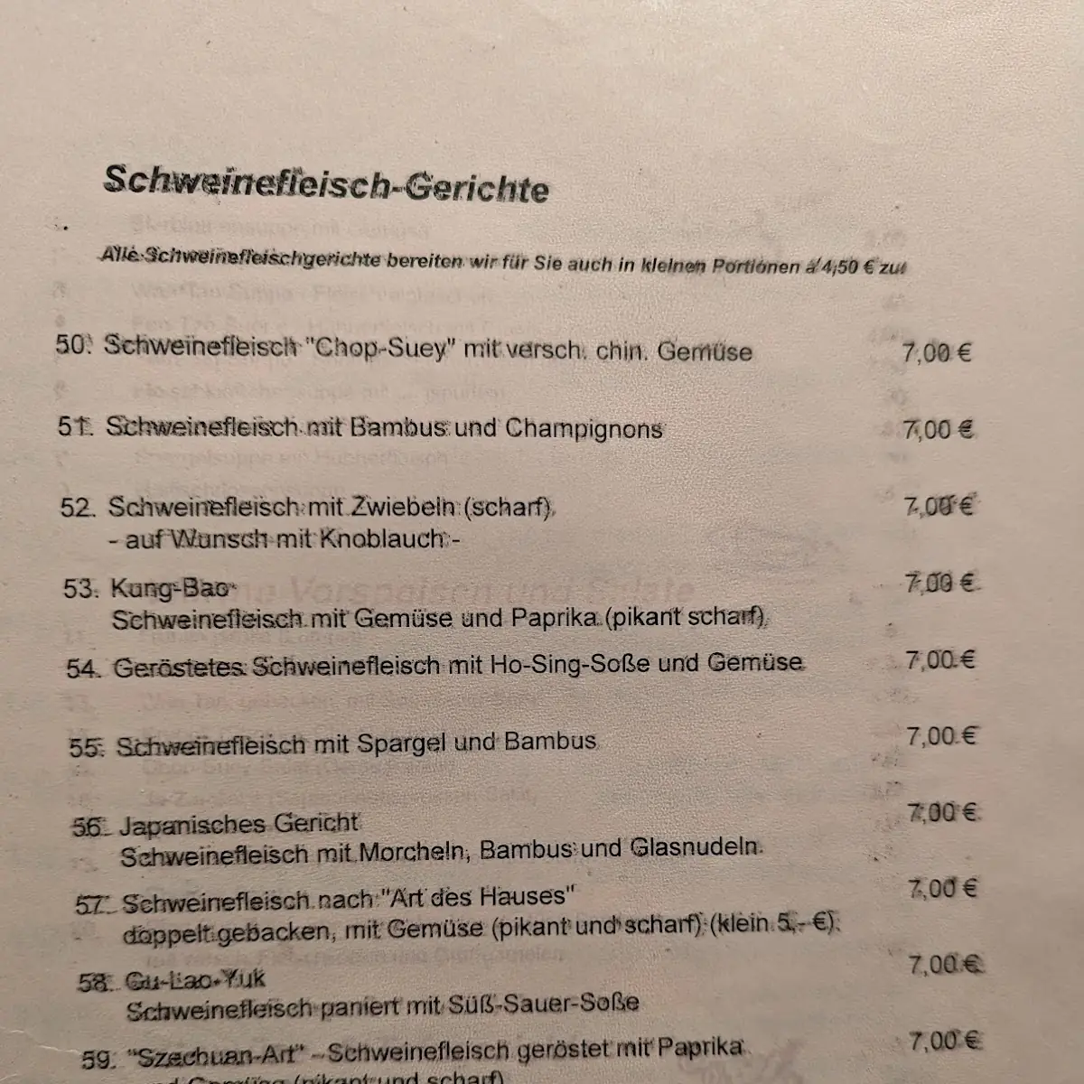 Speisekarte photo 3