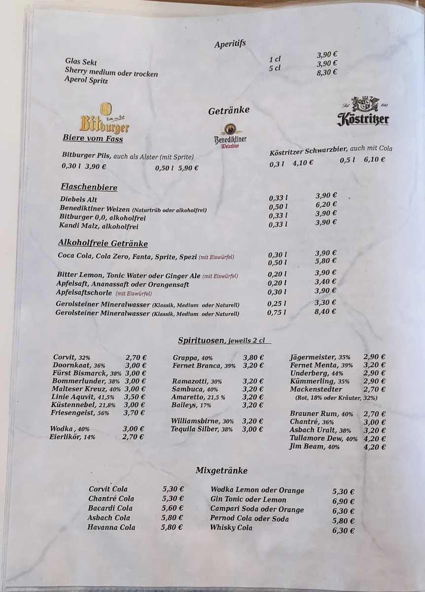 Speisekarte photo 8