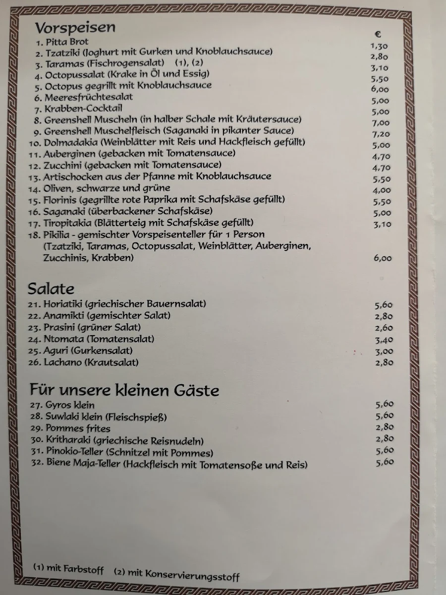 Speisekarte photo 2