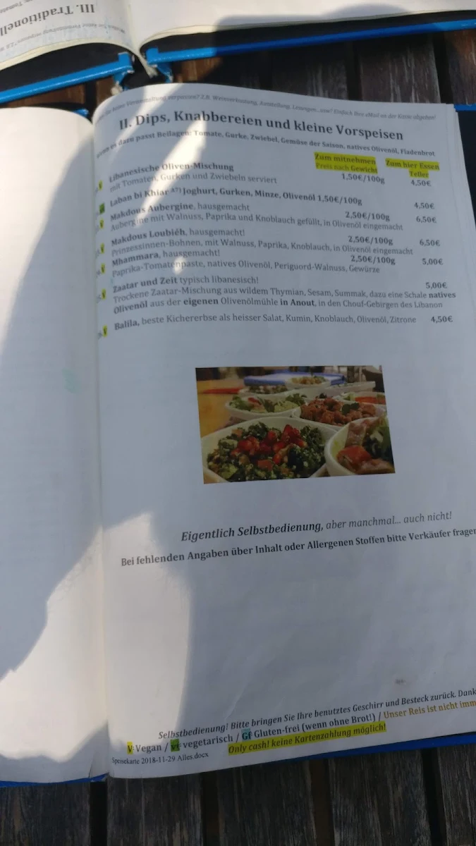 Speisekarte photo 3
